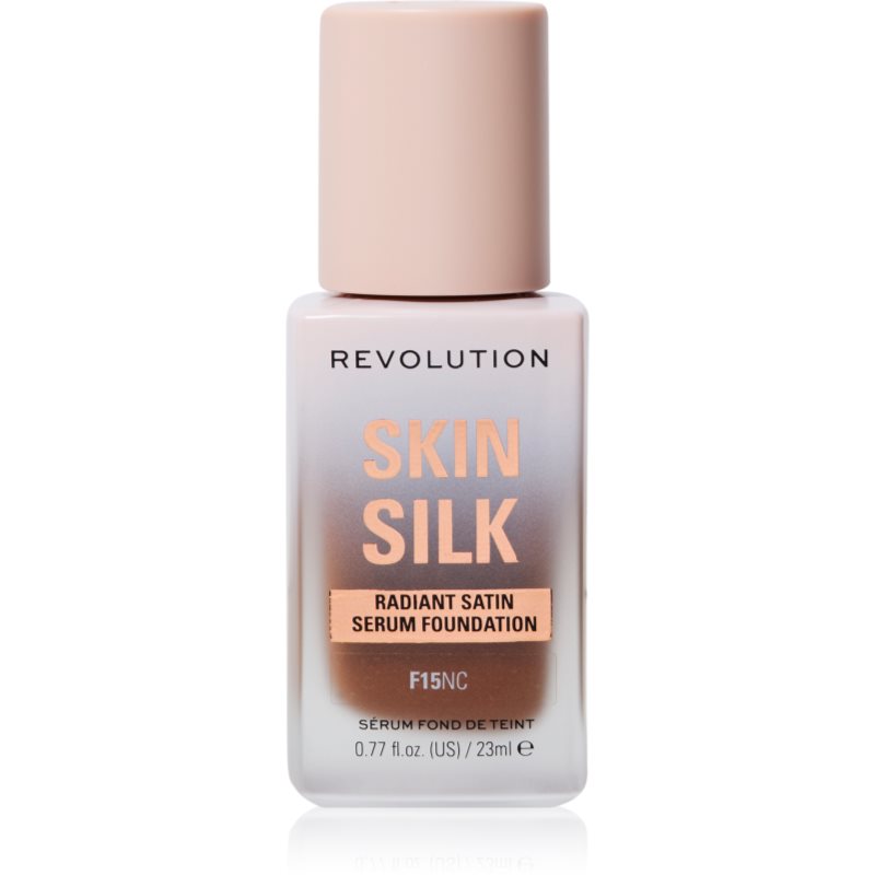Revolution Skin Silk Serum Foundation lehký make-up s rozjasňujícím účinkem odstín F15 23 ml